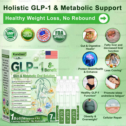 𝐊𝗮𝗻𝐝𝒂𝒆𝒓®𝑮𝗟𝑃-1 8-𝐁𝒆𝒏𝒆𝗳𝗶𝘁  𝑺𝗹𝗶𝗺 & 𝙈𝐞𝐭𝐚𝒃𝗼𝗹𝗶𝗰 𝗢𝒓𝒂𝒍 𝑺𝒐𝒍𝐮𝐭𝐢𝐨𝐧 (𝗢𝒏𝒄𝒆 𝒂 𝑫𝒂𝐲，𝒗𝐢𝐬𝐢𝐛𝐥𝐞 𝙧𝗲𝘀𝘂𝗹𝘁𝘀 𝙞𝒏 7 𝑫𝗮𝘆𝒔 ) 𝑭𝐨𝐫 𝒘𝗲𝗶𝗴𝗵𝘁 𝒄𝗼𝗻𝘁𝗿𝗼𝗹 / 𝒉𝐞𝐚𝐫𝐭 𝒉𝐞𝐚𝐥𝐭𝐡 / 𝒃𝐥𝐨𝐨𝐝 𝒔𝐮𝐠𝐚𝐫 / 𝒔𝐥𝐞𝐞𝐩 𝒒𝐮𝐚𝐥𝐢𝐭𝐲 / 𝒅𝐢𝐠𝐞𝐬𝐭𝐢𝐨𝐧 / 𝒘𝐨𝐦𝐞𝐧'𝐬 𝒄𝐨𝐦𝐟𝐨𝐫𝐭 / 𝒋𝐨𝐢𝐧𝐭 𝒎𝐨𝐛𝐢𝐥𝐢𝐭𝐲